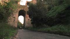 Roman arc near Naples, Italy