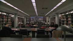 Columbia University library (interior)