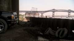 Under the Lincoln Highway Bridge